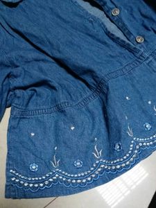 Combo of Denim Jacket &amp; Black Top