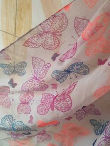 Butterfly Print Scarf
