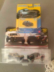 porsche and 2 pack truck
