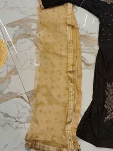 Elegant Dark Brown Gown