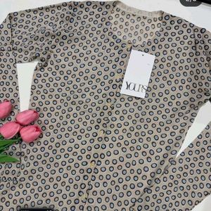 Chic Polka Dot Cardigan