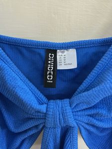 Blue Cutout  Top