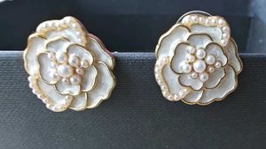 Elegant White Pearl Earrings