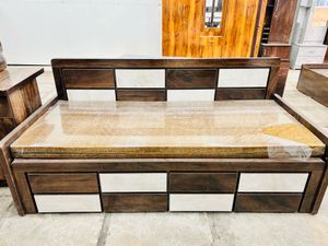Stylish Wooden Sofa cum Bed with Storage