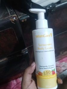 WishCare Sunscreen Body Lotion SPF 50