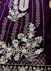 Elegant Purple Kurta Set with Dupatta