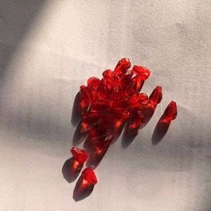 Red Drop Beads