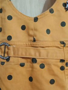 Cute Polka Dot Jumper Dress