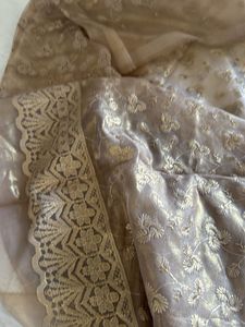 Embroidered Sheer Fabric for blouse