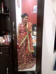 Beautiful Gotta Patti Work Ethnic Gown.. Wear Once