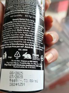 Avon Little Black Dress Body Mist