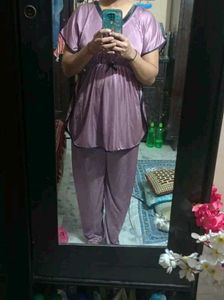 Elegant Pink Silk Blouse