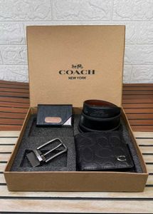 coach belt wallets set