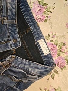 Striped top and Blue Jeans Set