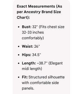 Ancestry Off-White Linen-Cotton kurta dress