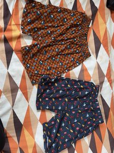 2 Pairs Men's Printed Boxers