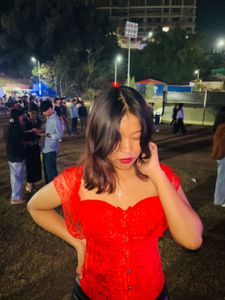 Stunning Red Corset Top