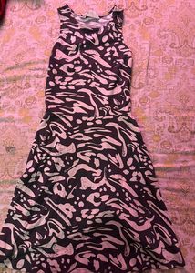 Stylish A-line Printed Dress