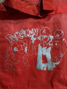 Red Pokemon Tote Bag