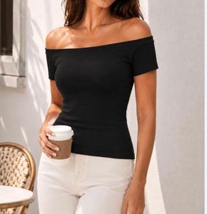 XS H&M Black Off-the-Shoulder Top