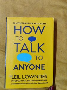 How to Talk  Anyone Book