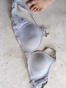 Comfortable Grey Bra