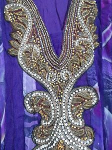 Embellished Purple Kurta
