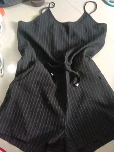 Chic Pinstripe Romper