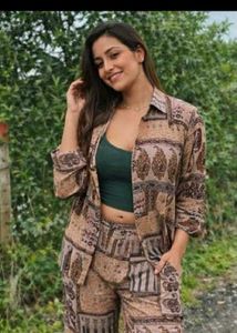 Boho Chic Printed Co-ord Set