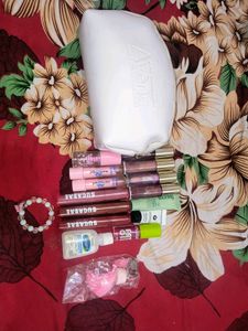 lip gloss and body wash