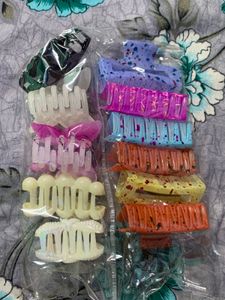 Pearl Hair Claw Clips Set