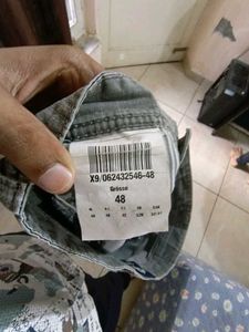 Men's Grey Wash Relaxed Fit Jeans