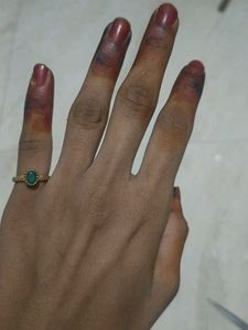 Elegant Emerald Ring 3_4yr old