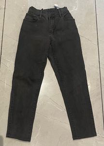 Dark Wash High-Rise Straight Leg Jeans