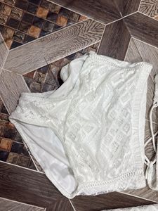 White Lace Bikini Set