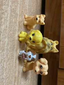 Cute Dog Figurines set of 5