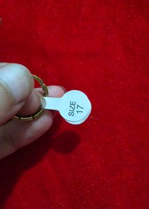 Designer Gold Tone Ring