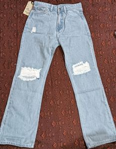Women's Funky Straight high Waisted Jeans 👖