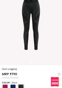 Savana Black Gym Leggings..