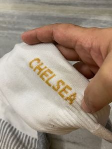 White Chelsea Football Socks