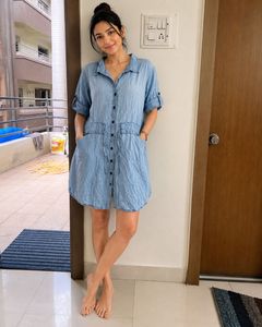 Light Blue Denim Dress
