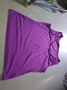 Purple Sleeveless Tunic Top