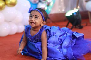 Mom daughter combo dress for first birthday