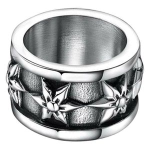 Men's Silver stainless steel Ring