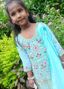Girls' Light Green Embroidered Kurta Set
