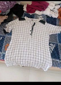 new unused Checked Kurta
