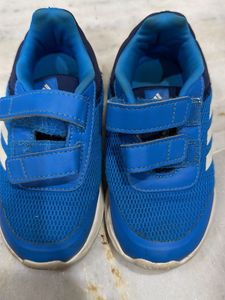 Blue Adidas Sneakers with Velcro