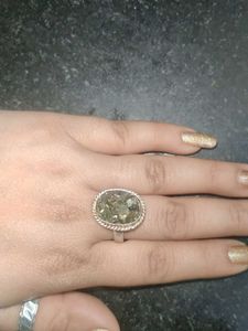 Pyrite Adjustable Ring