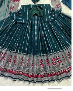 Free Shiping &amp; 🆓 🎁Embroidered Stunning Anarkali