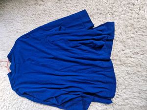 zara Blue Open Front Cardigan